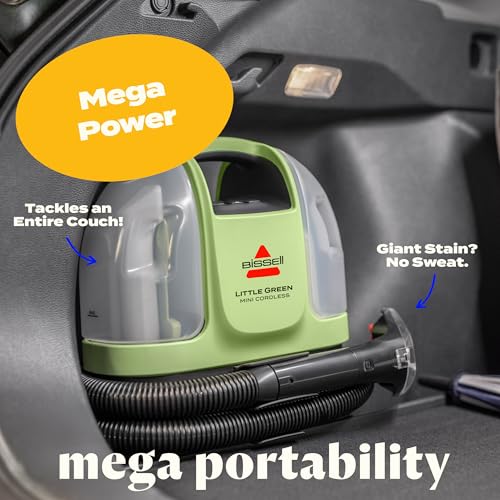 Portable Carpet and Upholstery Deep Cleaner with Self-Cleaning Tool R9083