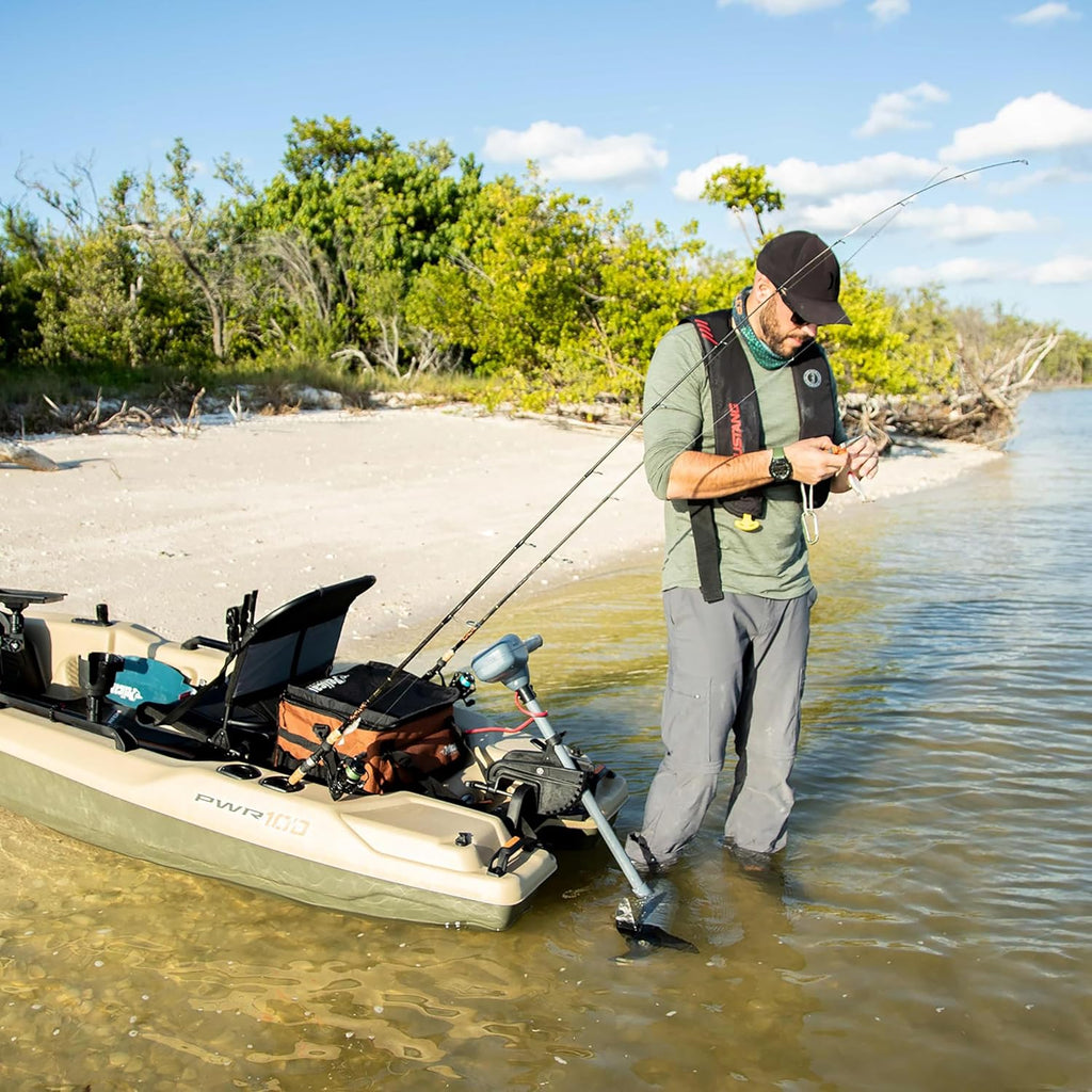 Sit-on-Top Fishing Kayak 10 ft Light Kaki R986732