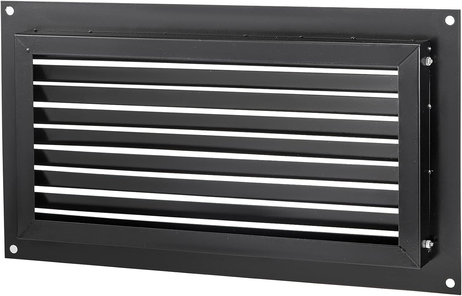 Black 8" x 16" Wall Mounted Flood Vent A118705
