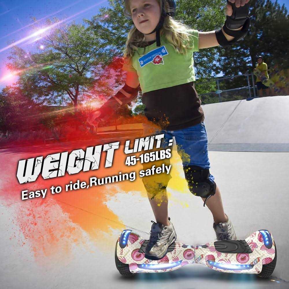 6.5 inch Self Balancing Scooter with Bluetooth LED Wheels D74814