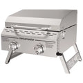 Stainless Steel 2-Burner Flat Top Propane Gas Grill N438
