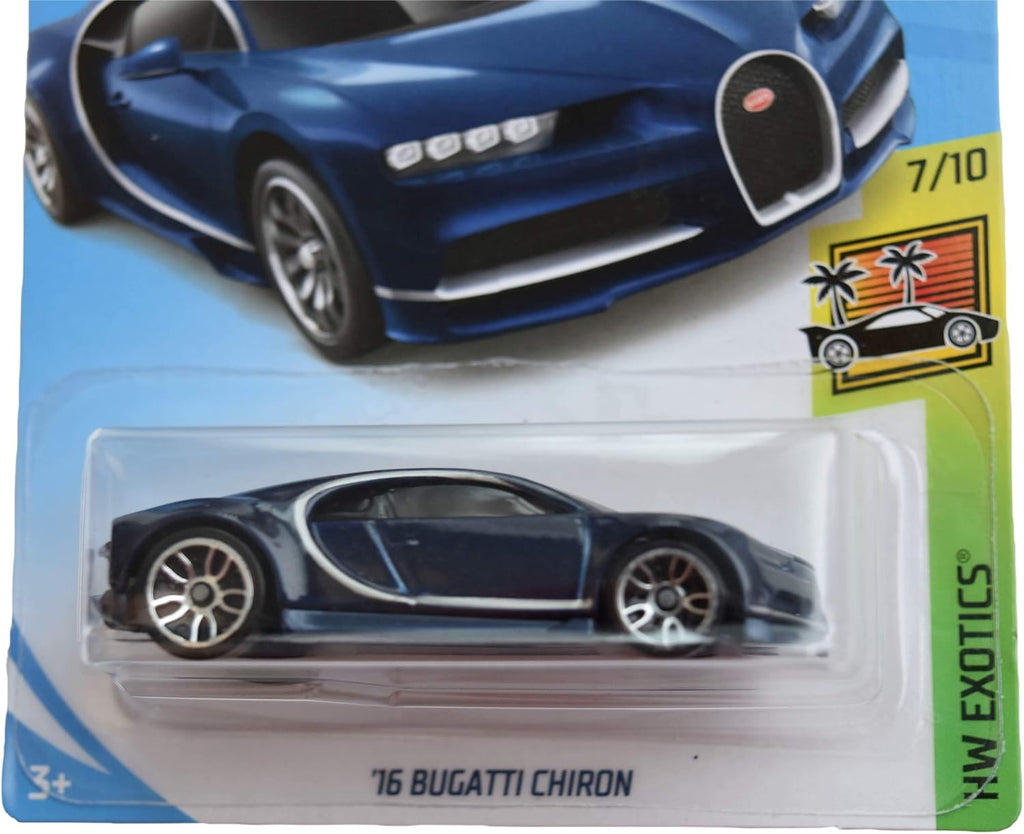 Blue Hot Wheels Bugatti Chiron S717