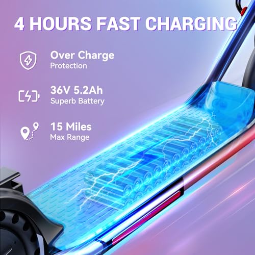 19 Mph 15 Miles Range 8.5" Tire Electric Scooter M774