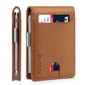 Slim Leather RFID Blocking Bifold Wallet A15111