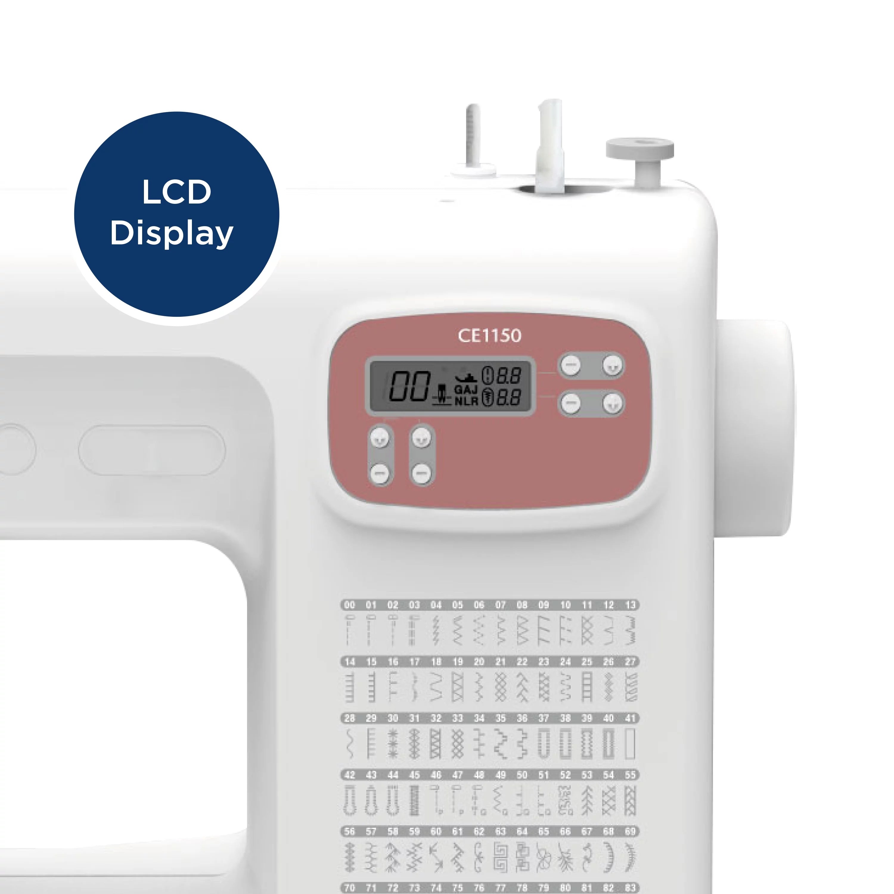 Computerized Sewing Machine with 110 Built-in Stitches J4037