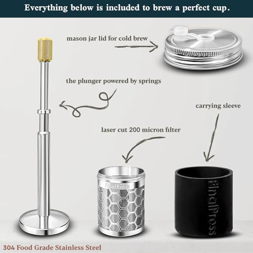 Portable Stainless Steel French Press B98319