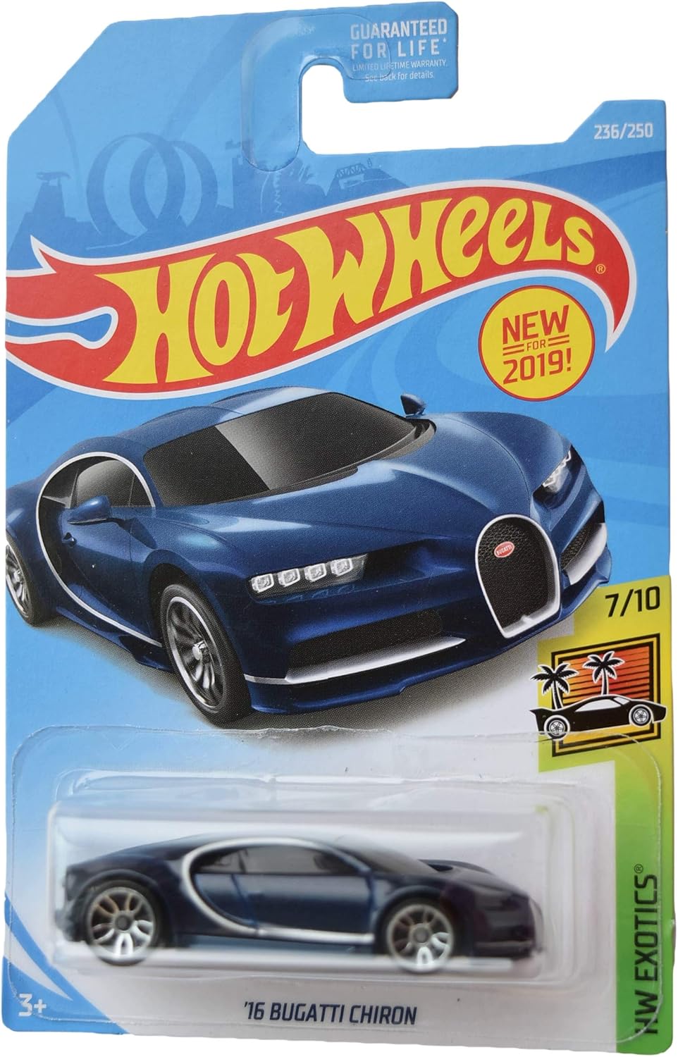 Blue Hot Wheels Bugatti Chiron S717