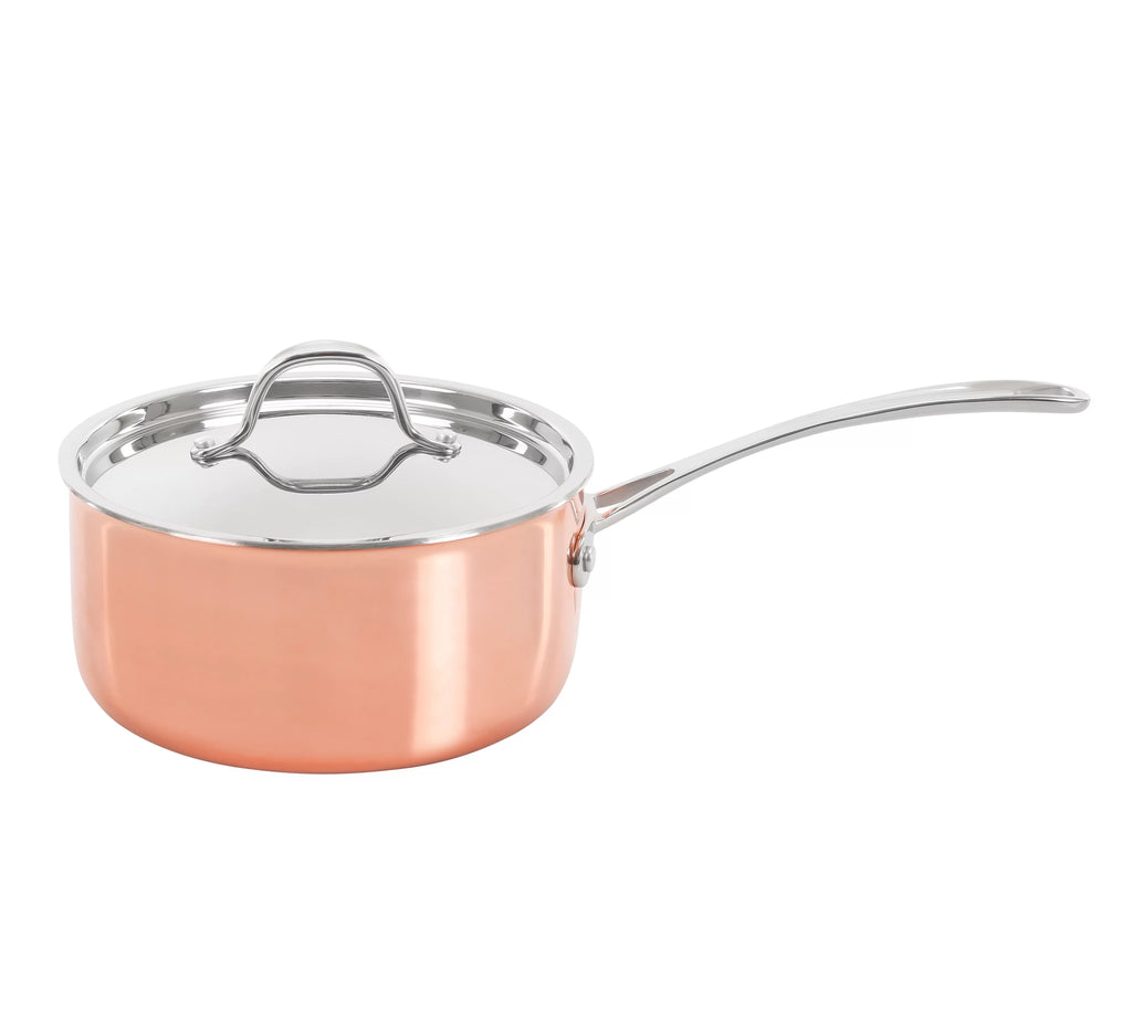 8 Piece Triply Copper Cookware Set O4913