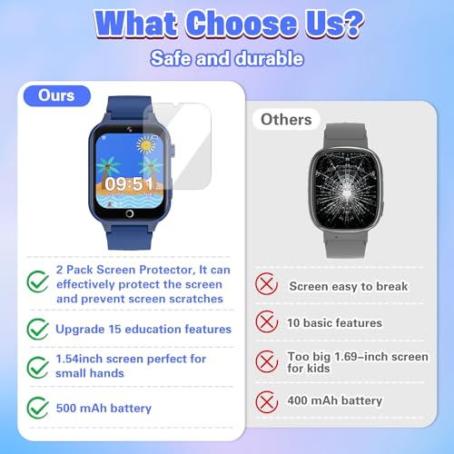 Kids Smart Watch with 26 Games, HD Camera, Touchscreen P764017