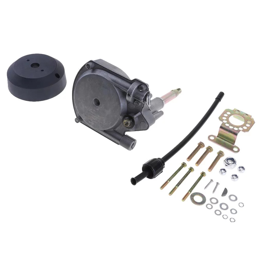 Single Cable Rotary Steering System with Helm Bezel E878028