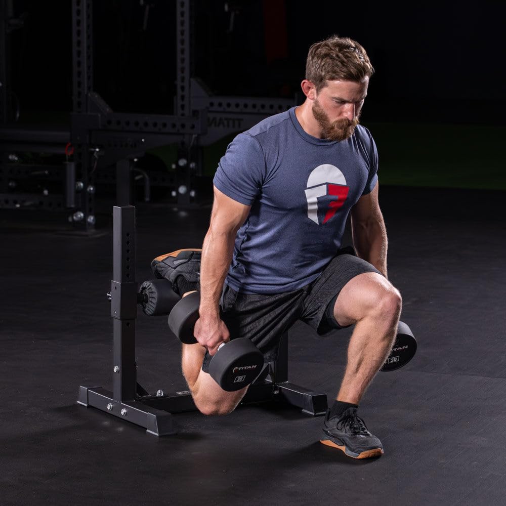 Single Leg Squat Roller Stand-Alone Bulgarian Split Squat Machine Q407391