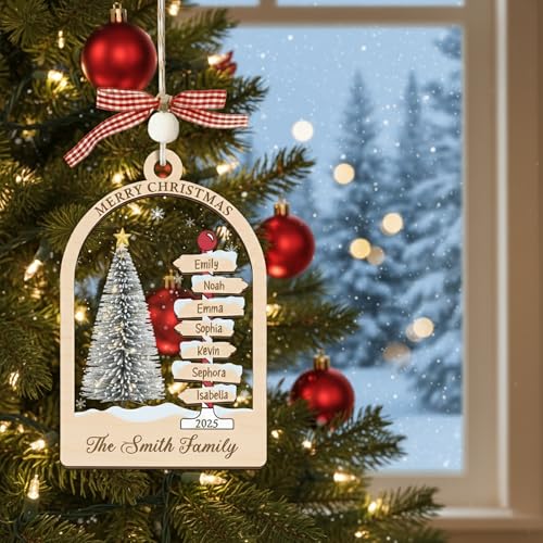 Personalized Christmas Wooden Ornament M498217