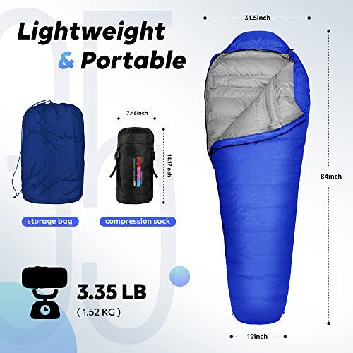 Mummy Sleeping Bag with Compression Sack X140165