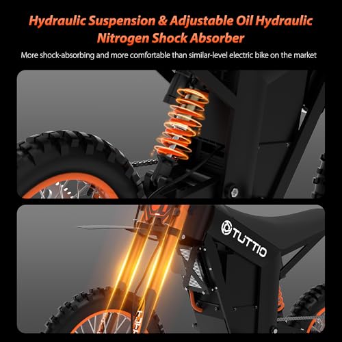 14"/12" Fat Tire 2000W Electric Dirt Bike with 48V 21AH Battery O52501