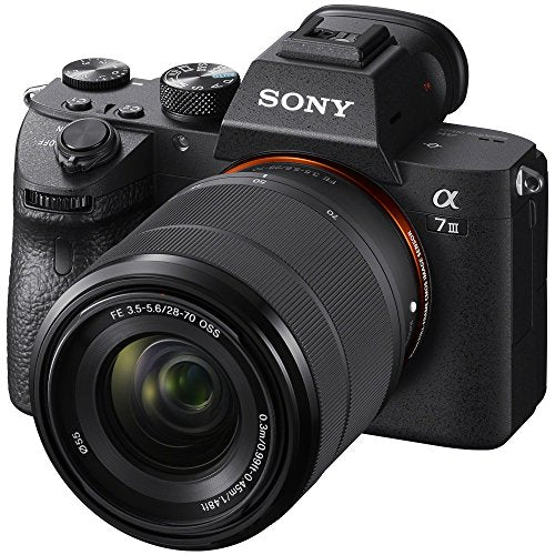 Full Frame Mirrorless Camera with 28-70mm Lens Kit, Telephoto and Wide-Angle Lens Set, 64GB Memory Cards, Bag and Accessories (26 Items) F2229