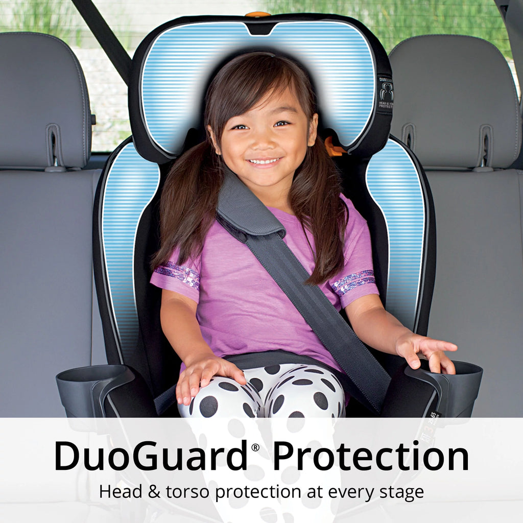4-in-1 Convertible Car Seat Navy Purple J27457