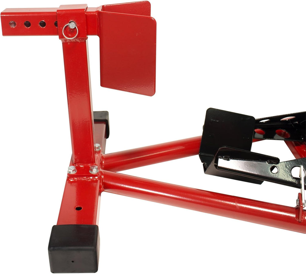 Motorcycle Wheel Chock Locking & Adjusting Stand fits 16" - 21" Tire V9673