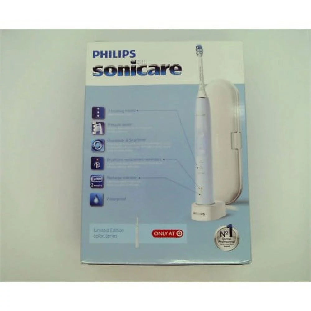 Light Blue Rechargeable Electric Toothbrush with Pressure Sensor P70109