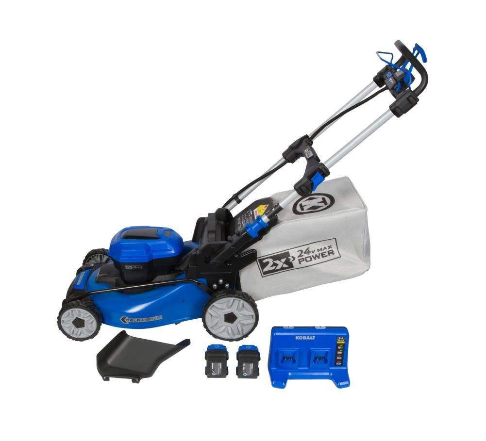 24-Volt Brushless 20-in Self-Propelled Cordless Electric Lawn Mower B432
