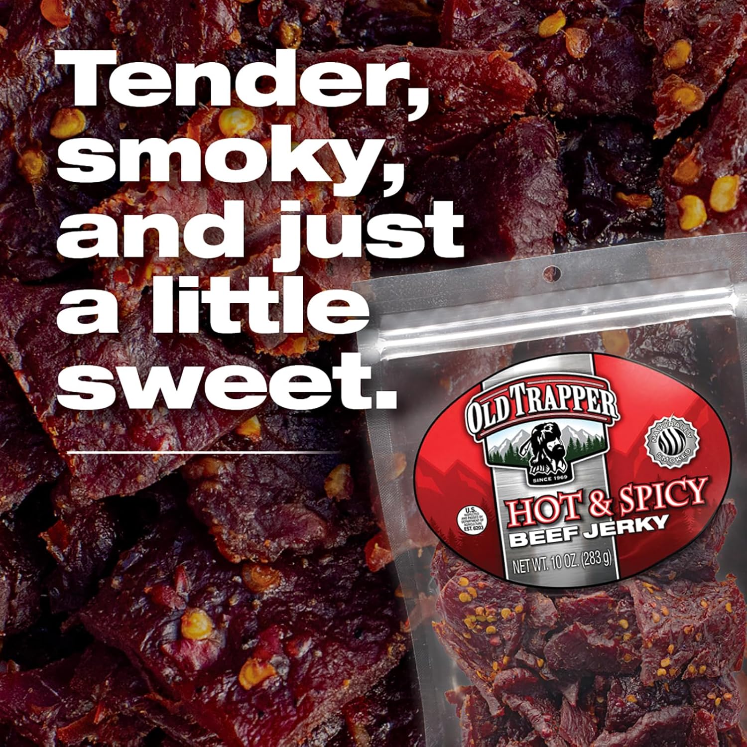 Spicy Beef Jerky, 10 Ounce H537907