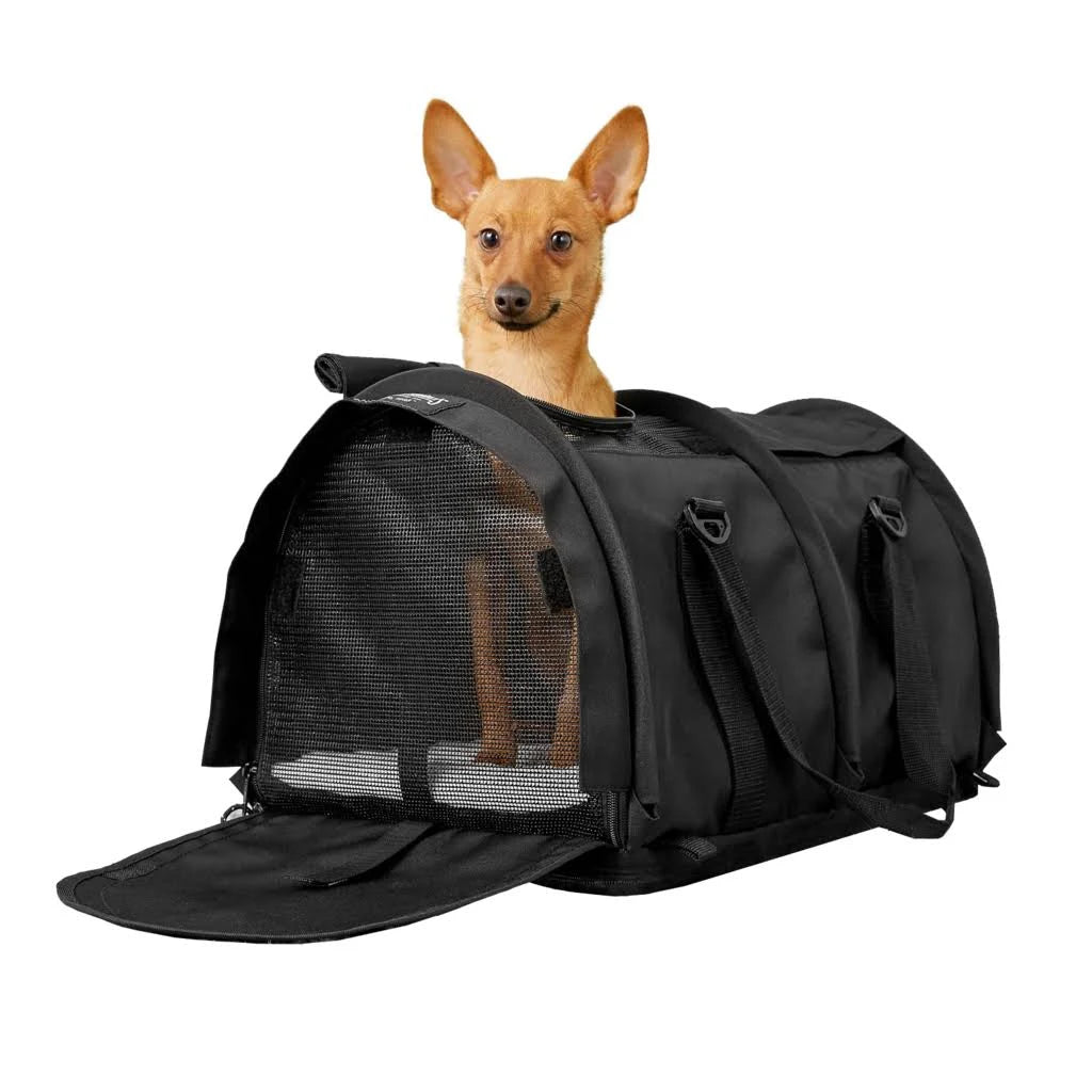 Flexible Height Pet Carrier Large Bordeaux D1181