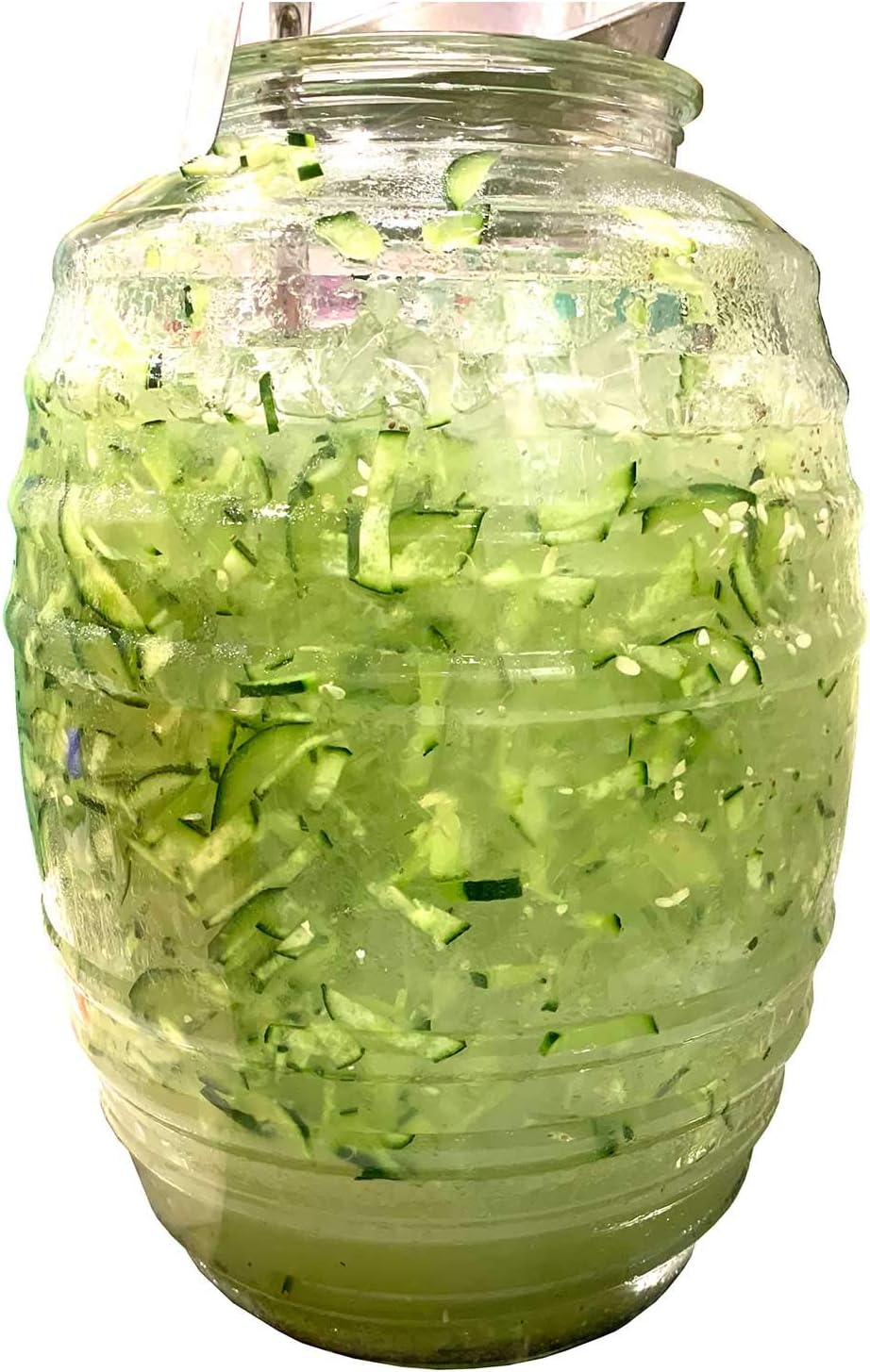 5-Gallon 20L Clear Water Jug with Lid & 16oz Ladle A625093