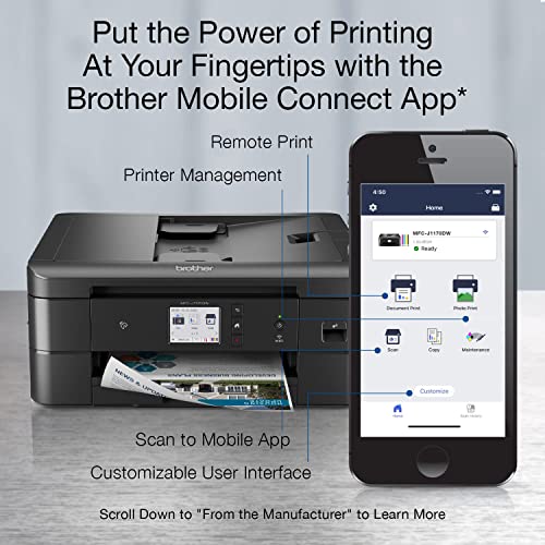 Wireless Color Inkjet All-in-One Printer with Duplex I48728