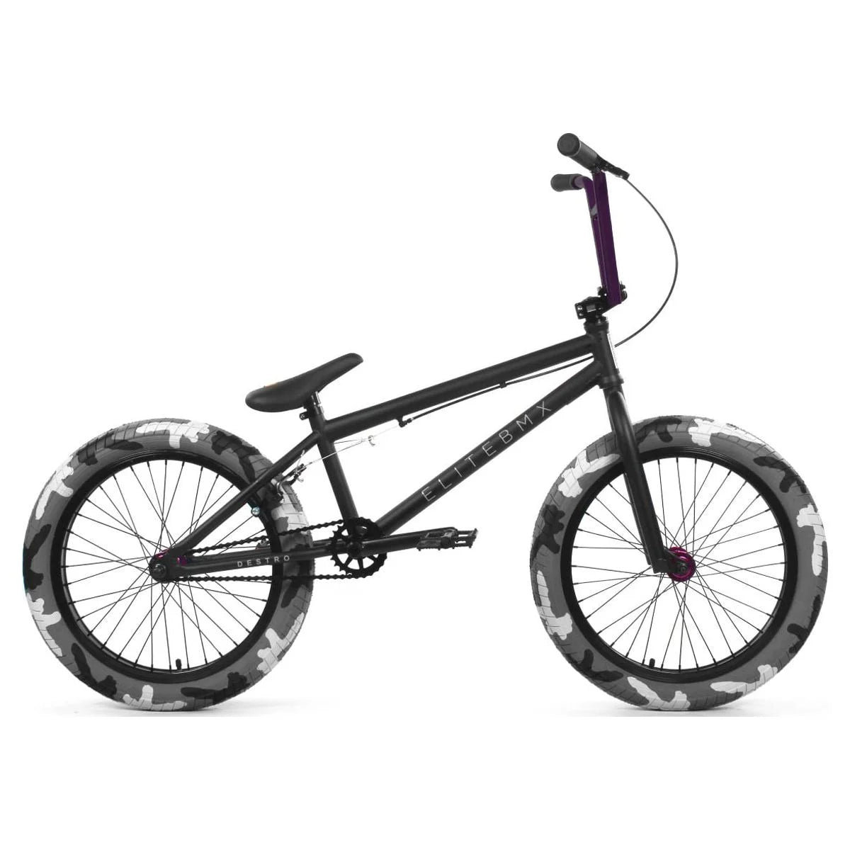 Black Camo and Purple 20 In. BMX Bike J6711