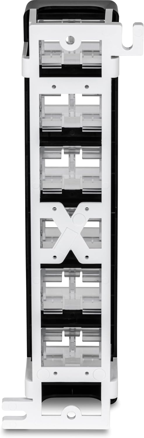 12-Port Blank Angled Wall Mount Keystone Patch Panel I517
