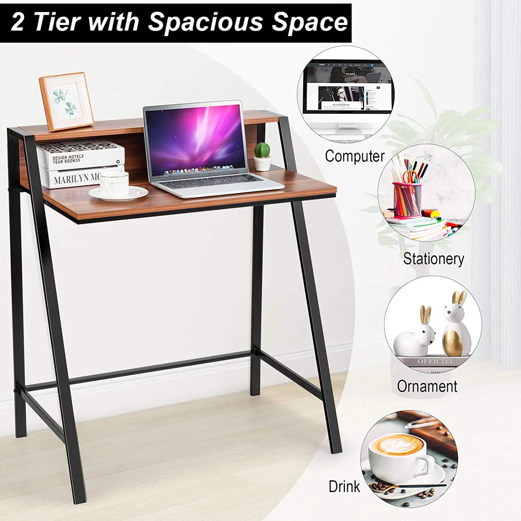 Compact Computer Desk with Sturdy Frame E601