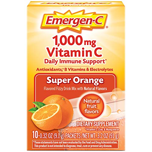 1000mg Vitamin C Powder, Pink Lemonade Flavor - 30 Count (Pack of 12) I394793