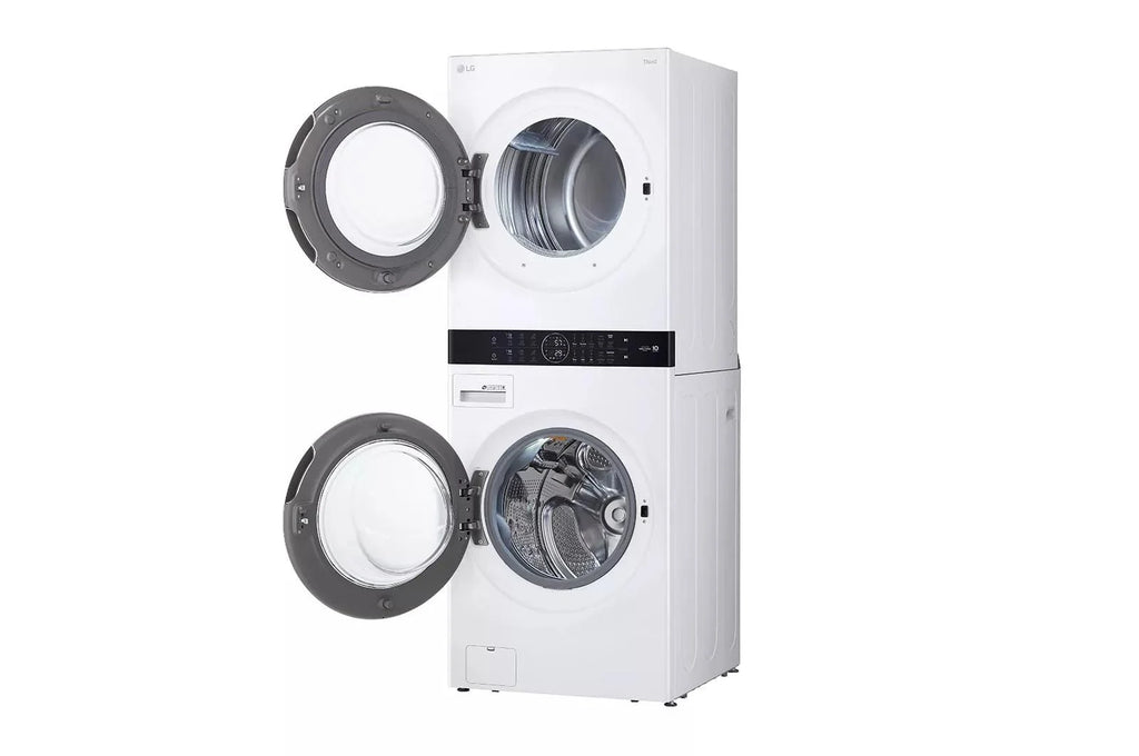Single Unit Front Load Washer and Gas Dryer J45471
