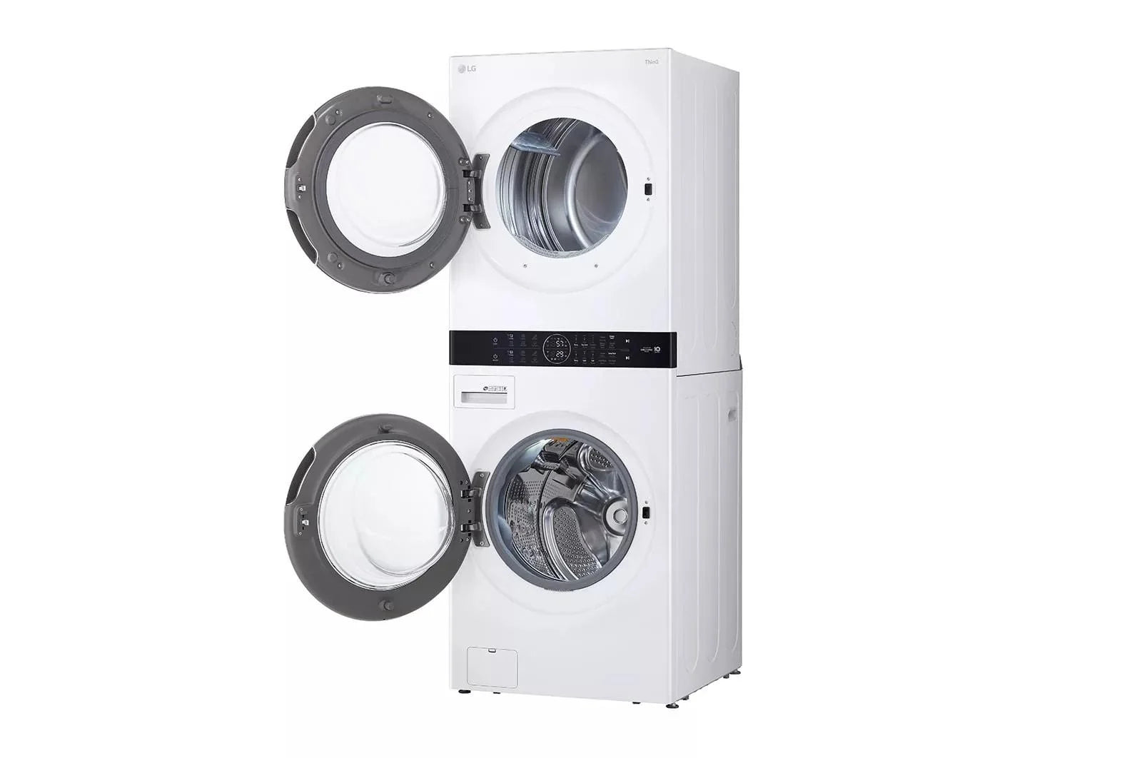 Single Unit Front Load Washer and Gas Dryer J45471