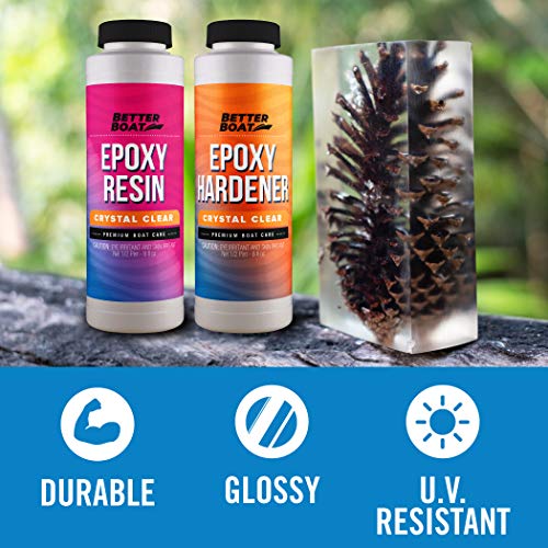 Epoxy Resin Kit 16oz 2 Part Crystal Clear Epoxy Resin C17342