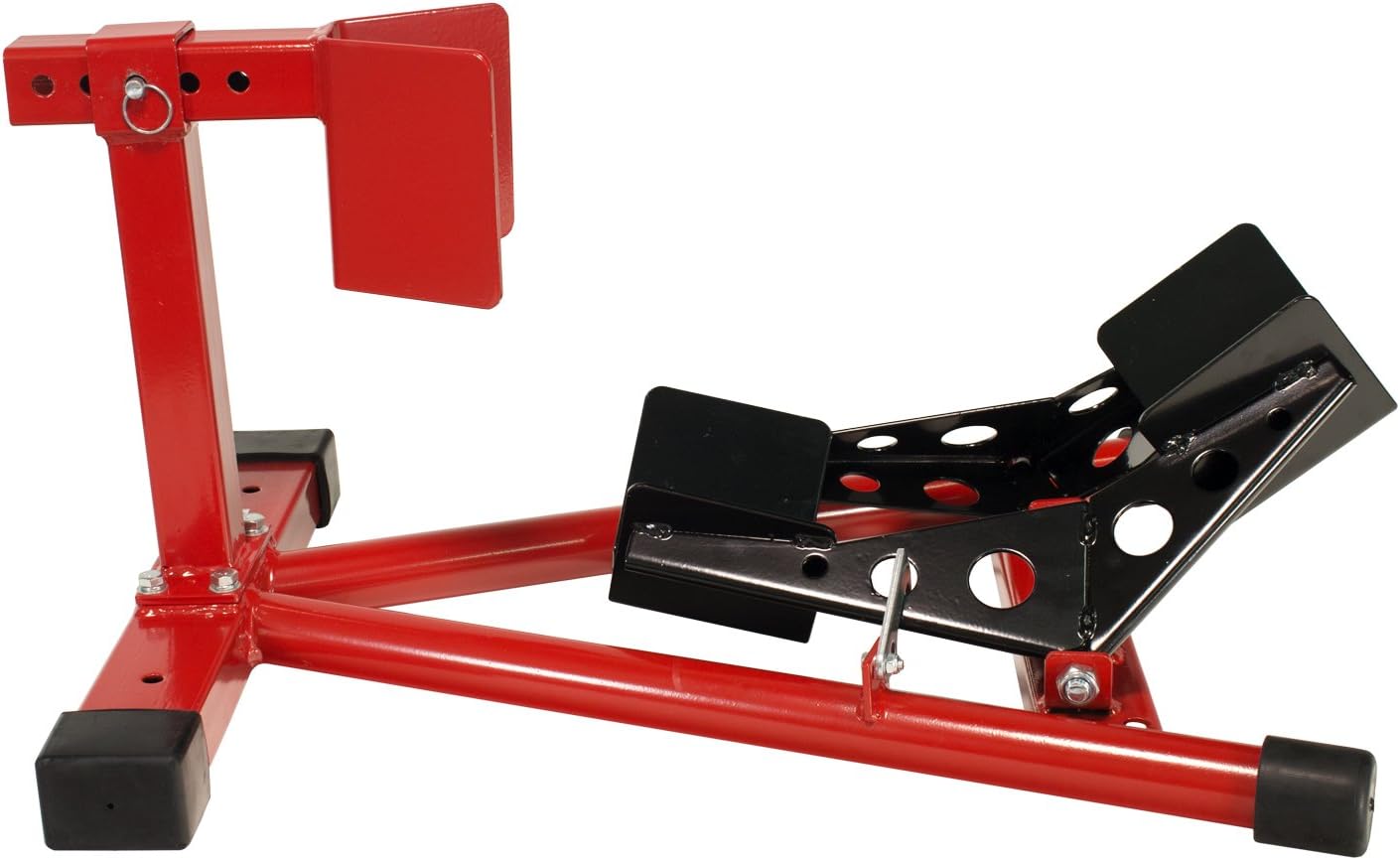 Motorcycle Wheel Chock Locking & Adjusting Stand fits 16" - 21" Tire V9673