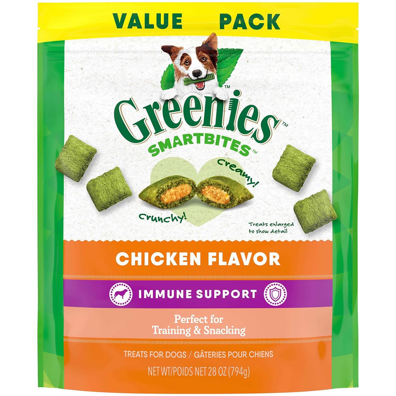 Greenies Crunchy Soft Dog Treats Chicken X699785