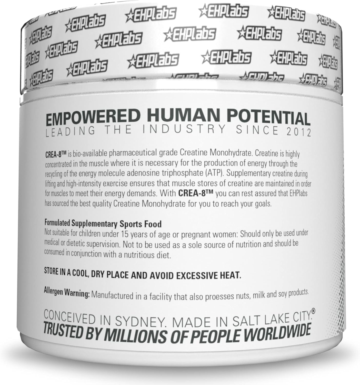 Creatine Monohydrate Powder, Unflavored - 100 Servings (500g) S2190