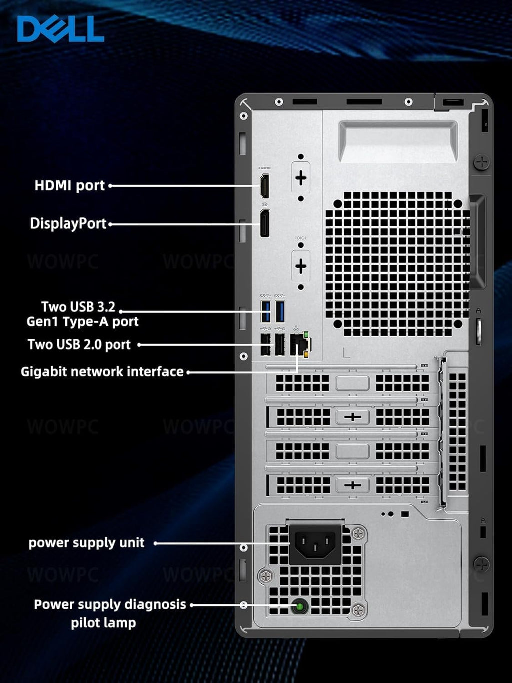 12th Gen Intel Core i5-12500 Tower Desktop with 32GB RAM 512GB SSD 1TB HDD T377319