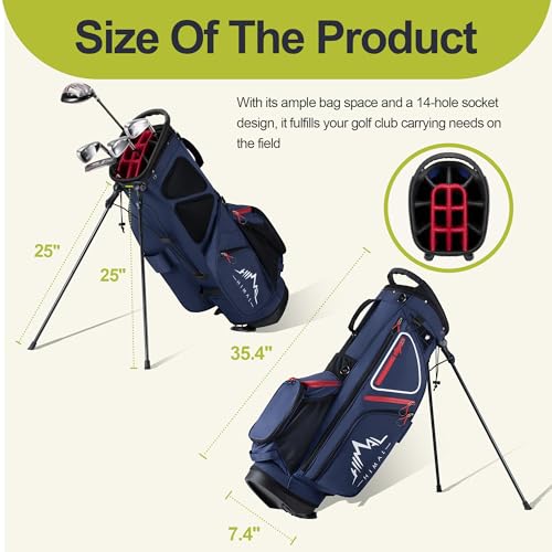 14 Way Golf Stand Bag with 10 Pockets W256261