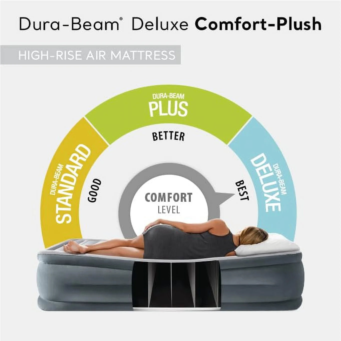 Queen Size Air Mattress with Built-in Electric Pump Y89113