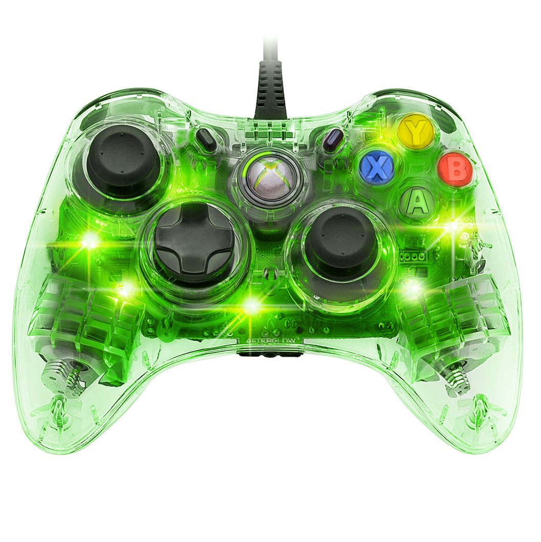 Green Wired Controller for Xbox 360 K3352