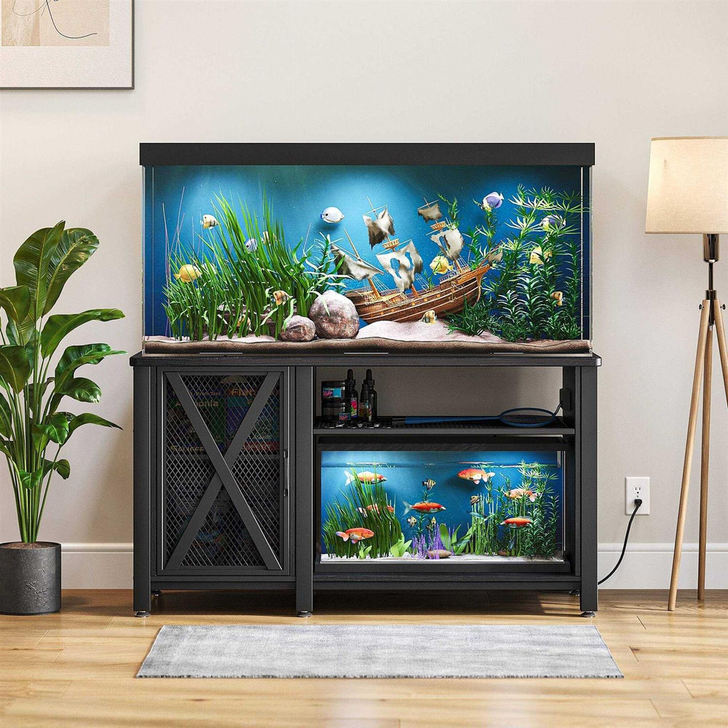 55-75 Gallon Aquarium Stand with Storage Cabinet S29300