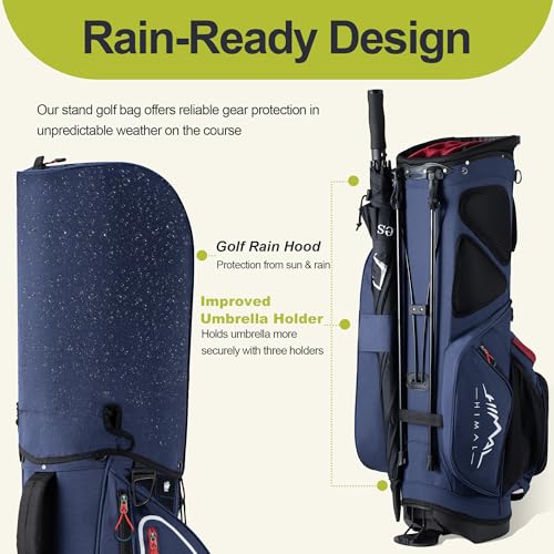 14 Way Golf Stand Bag with 10 Pockets W256261