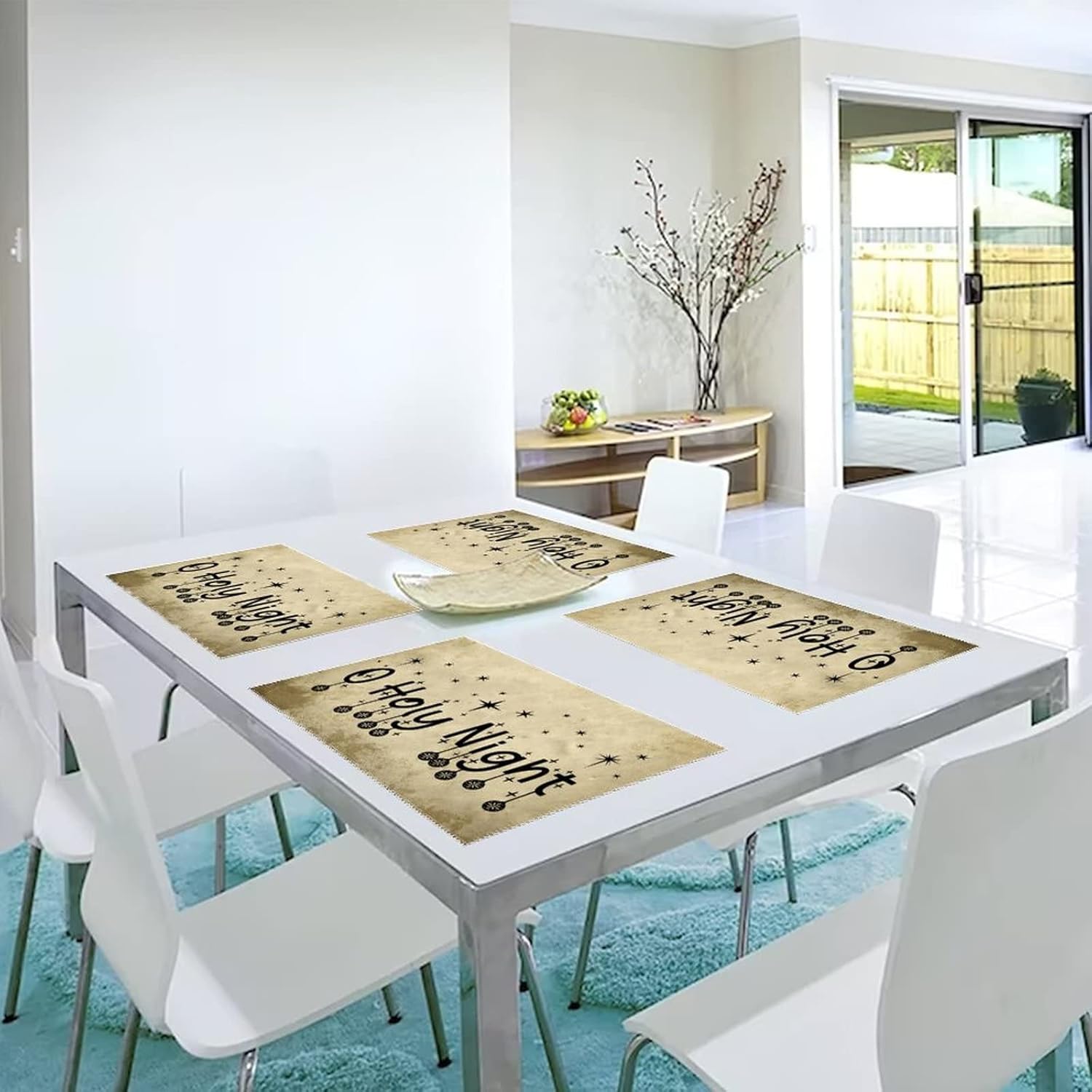 6 PCS Non-Slip Heat-Resistant Placemats U870038