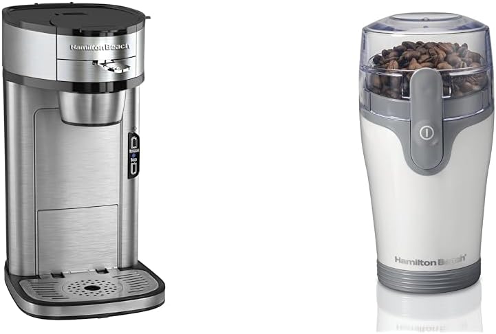 Single Serve Coffee Maker & Electric Coffee Grinder P451