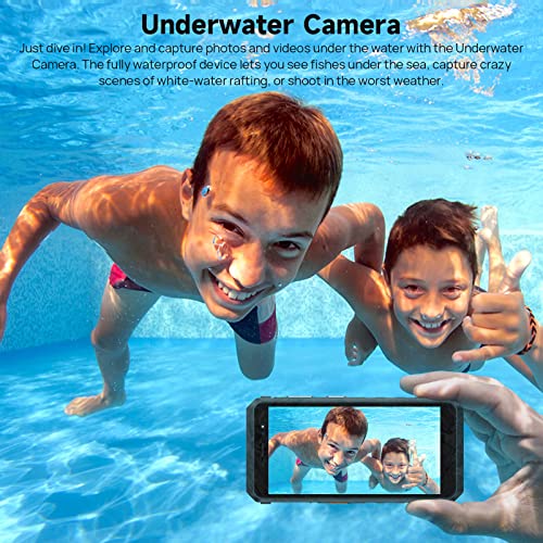 Rugged Smartphone 8150mAh 8GB+32GB 16MP Camera 5.45" HD+ IP68/IP69K Waterproof 4G Dual SIM Unlocked O347