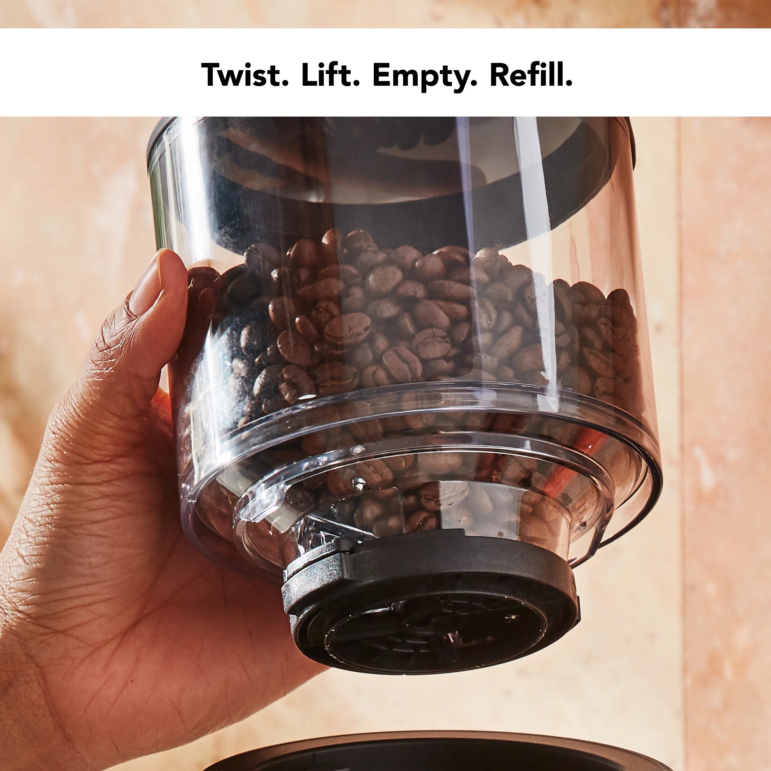 Charcoal Grey Burr Coffee Grinder T572
