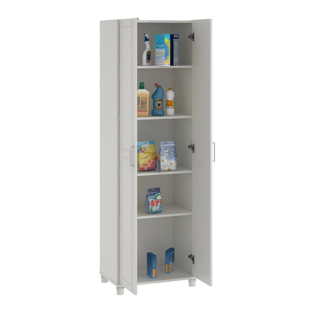 White Utility Storage Cabinet Y7099