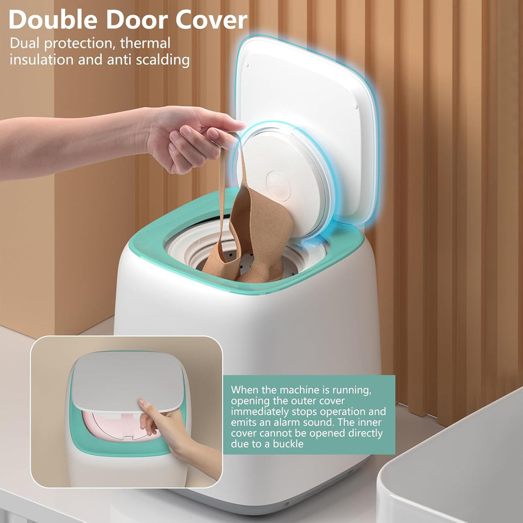 Mini portable washing machine with spin dryer D22534