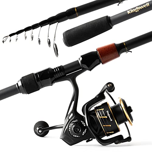 Telescopic Graphite Carbon Fishing Rod and Reel Combo N473